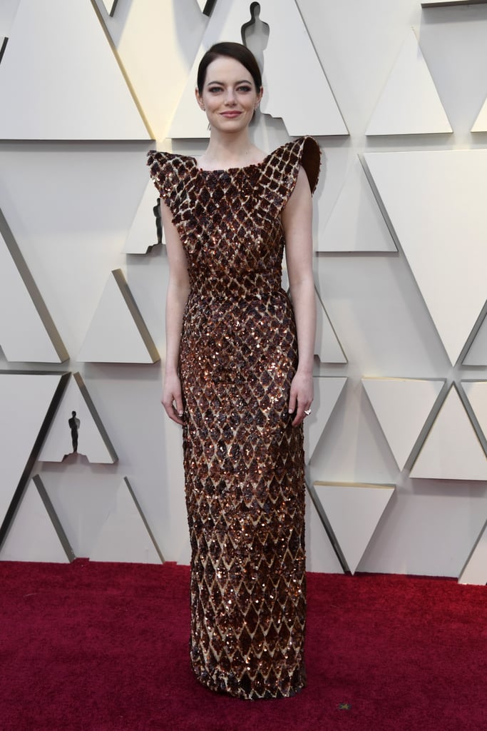 Emma Stone Dress Oscars 2019 POPSUGAR Fashion UK Photo 7