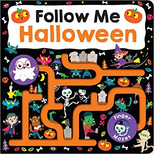 For Ages 0 to 2: Maze Book: Follow Me Halloween