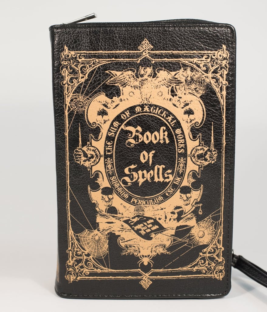 Black and Gold Book of Spells Crossbody Purse | Unique Vintage 2020 ...