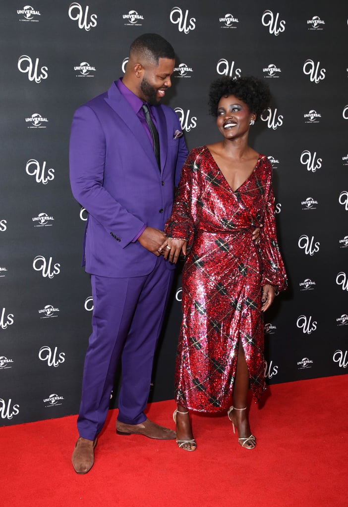 Lupita Nyong'o, Winston Duke at Us Screening in London 2019