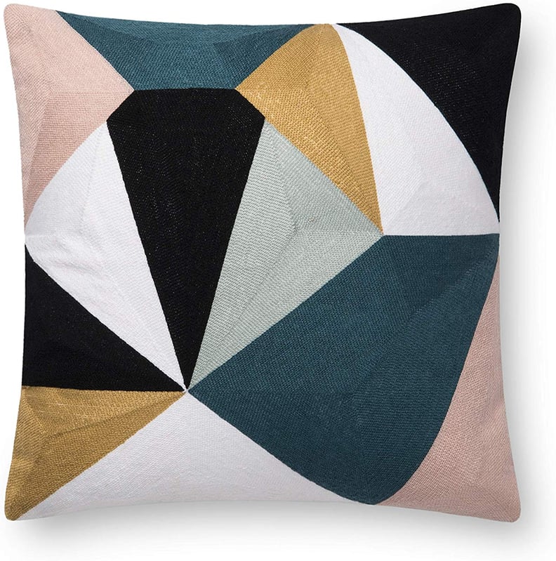 Now House by Jonathan Adler Chain Stitch Fractal Pillow