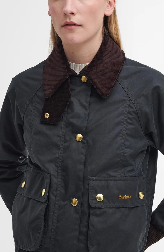 Barbour Beadnell Crop Waxed Cotton Jacket