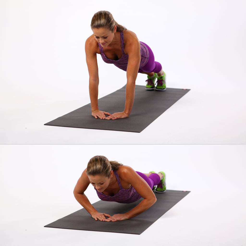 Diamond Push Ups Fast Full Body Workout POPSUGAR Fitness Photo 5