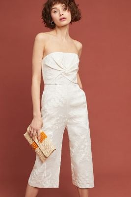 Natalie Embroidered Wide-Leg Jumpsuit