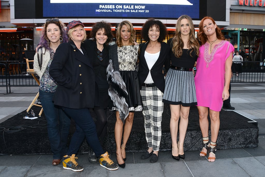 Costume director Mona May posed with Amy, Stacey, Stephanie, Alicia, and Elisa. Their friend Kristin Hanggi also joined in for the photo.