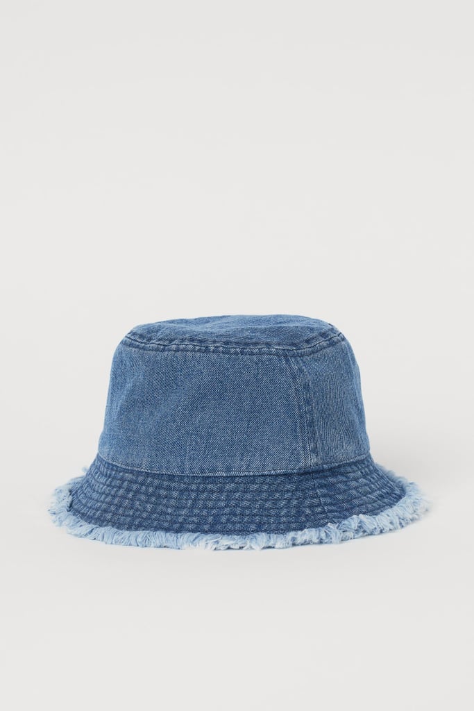 H&M Frayed-edge Bucket Hat