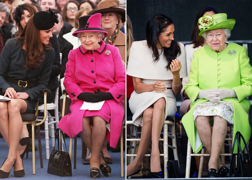 Meghan Markle and Kate Middleton's First Outings With Queen