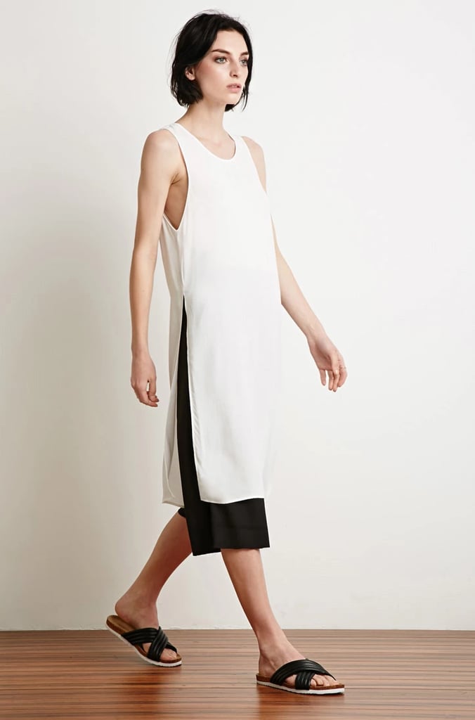 Forever 21 Longline Side Slit Crepe Top ($28)