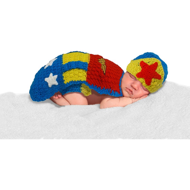 Baby Crochet Diaper Cover Wonder Woman Costume