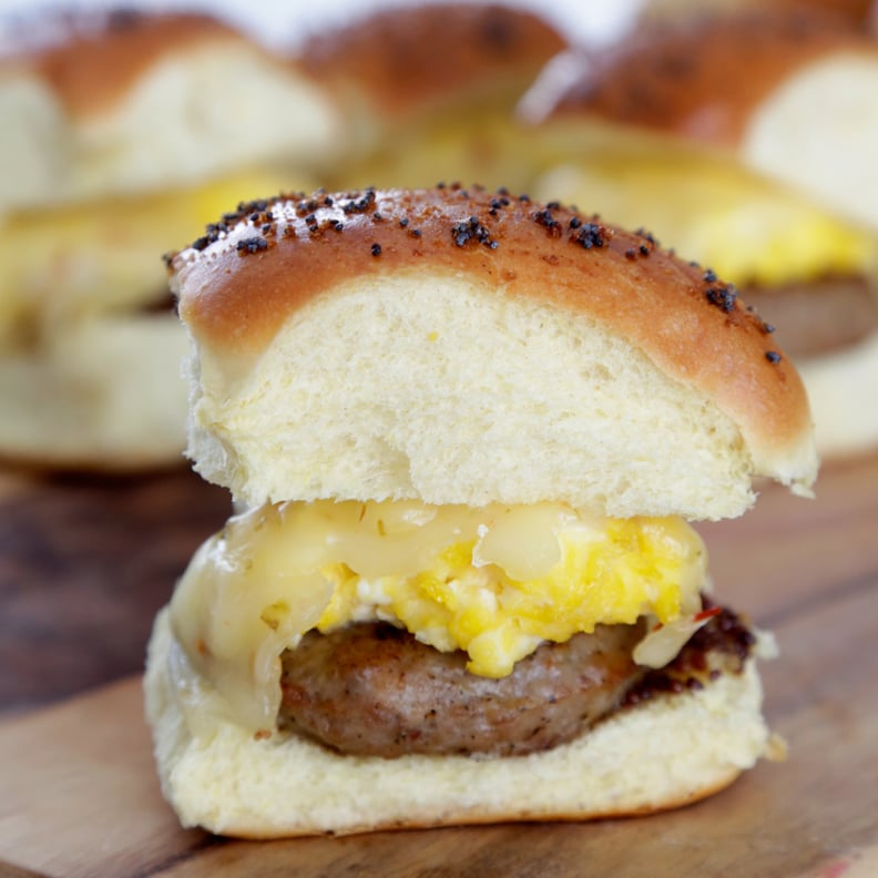 Sausage, Egg, and Cheese Breakfast Slider