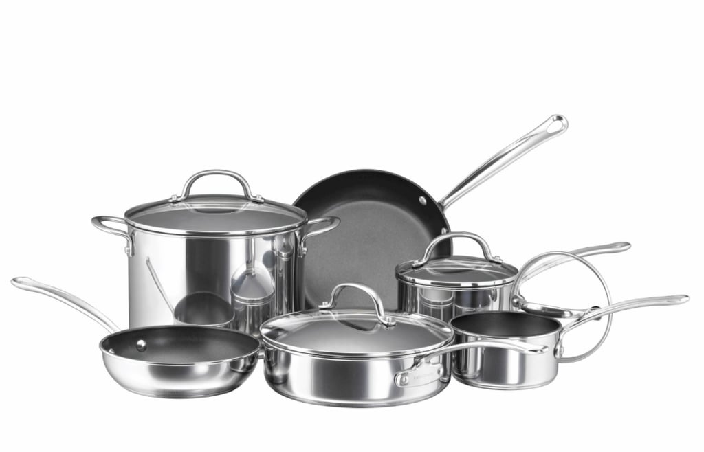 Farberware Stainless Steel 10-pc Cookware Set