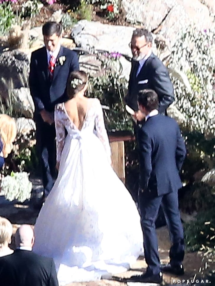 Tom Hanks officiated the couple's ranch ceremony. | Allison Williams ...