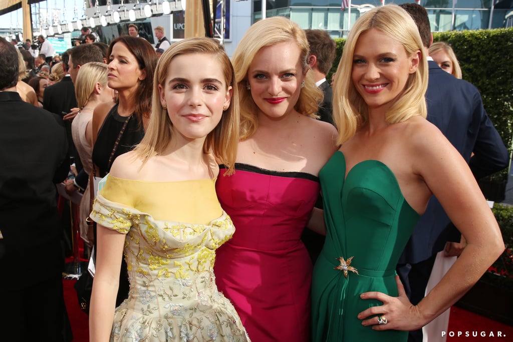 Kiernan Shipka, Elisabeth Moss, and January Jones