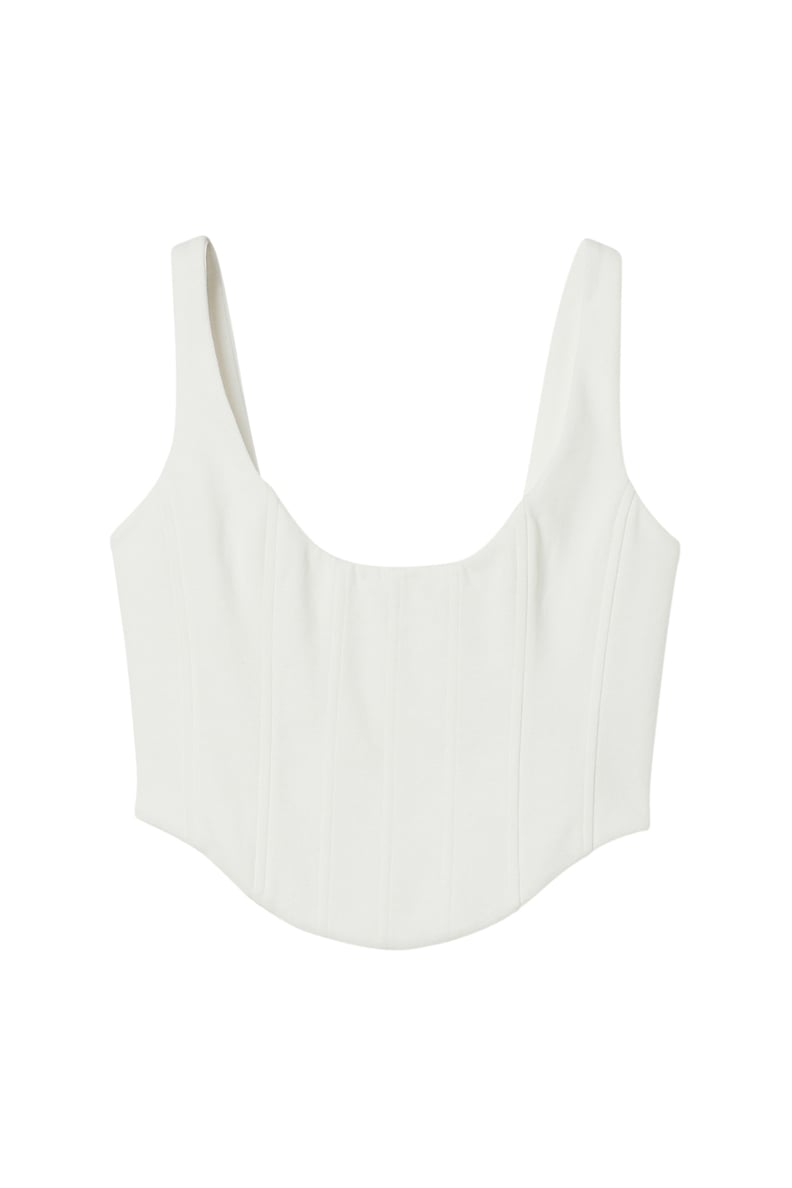 Brock Collection x H&M Cotton Corset-Style Top
