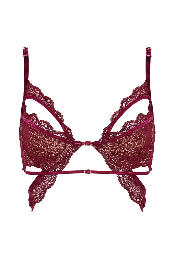 For Love & Lemons Evie Lace Bra | Sexy Red Lingerie For All Sizes ...