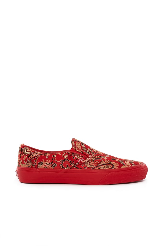 Qi Pao II OG Classic Slip-On LX Sneaker in Red ($85) | Vans x Opening ...