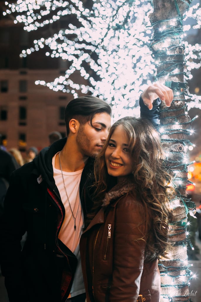 Christmas Engagement Photos in New York