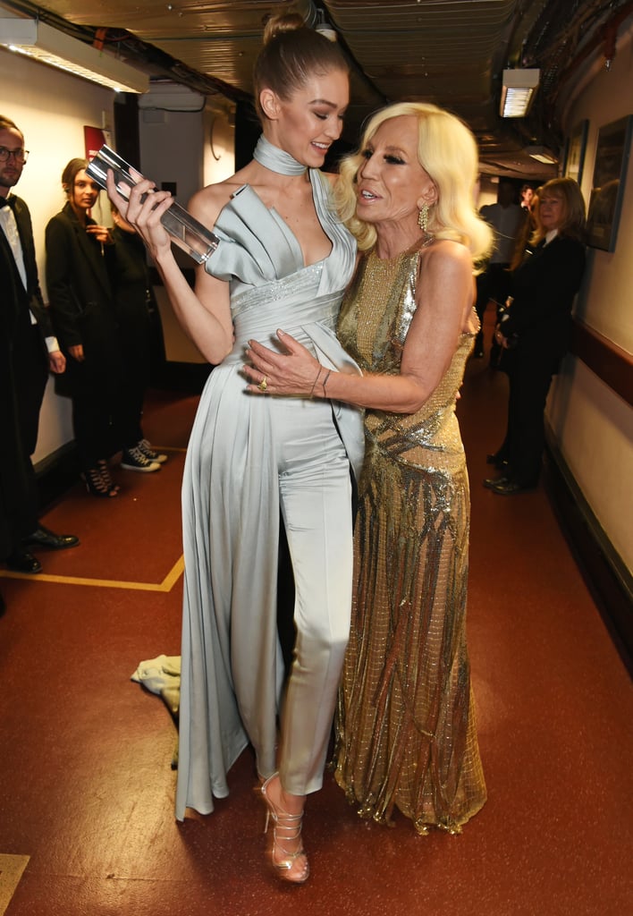Later That Night, Donatella Versace Presented Gigi With the International Model of the Year Award