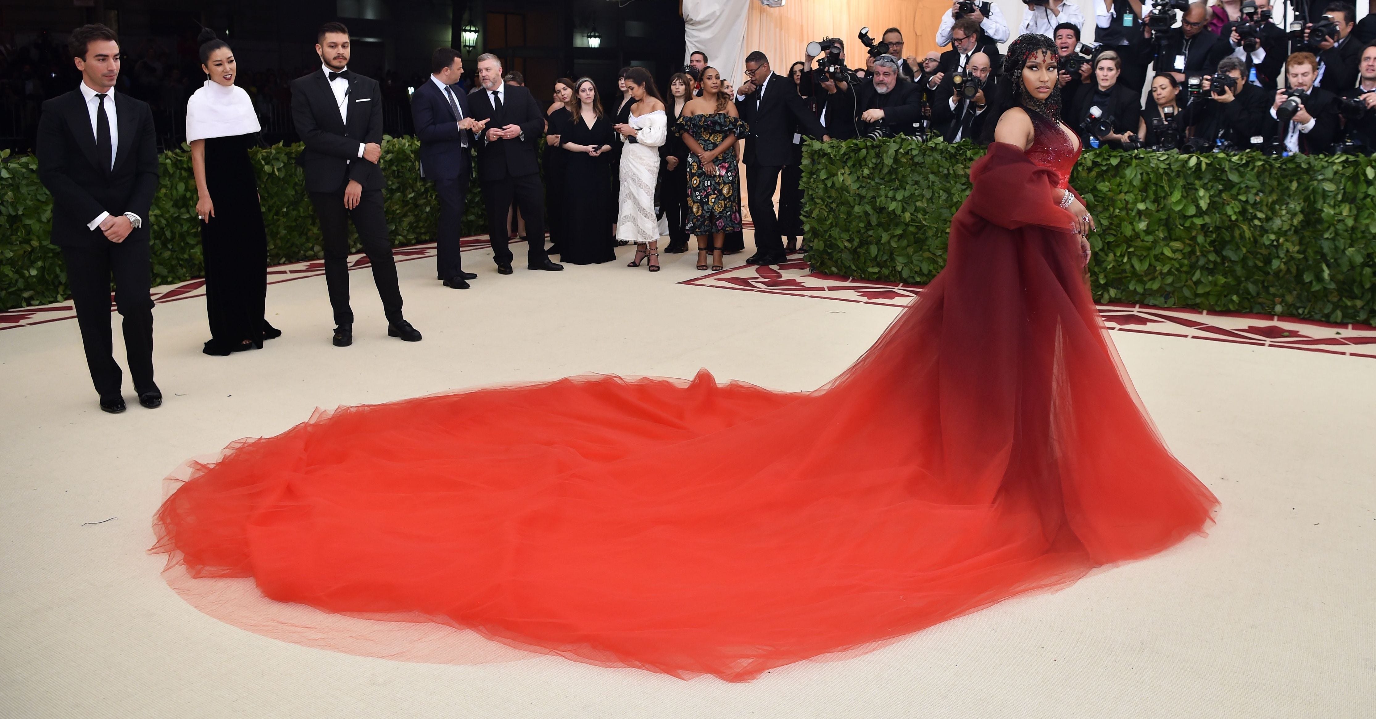 Nicki Minaj Met Gala Dress 2018 POPSUGAR Fashion
