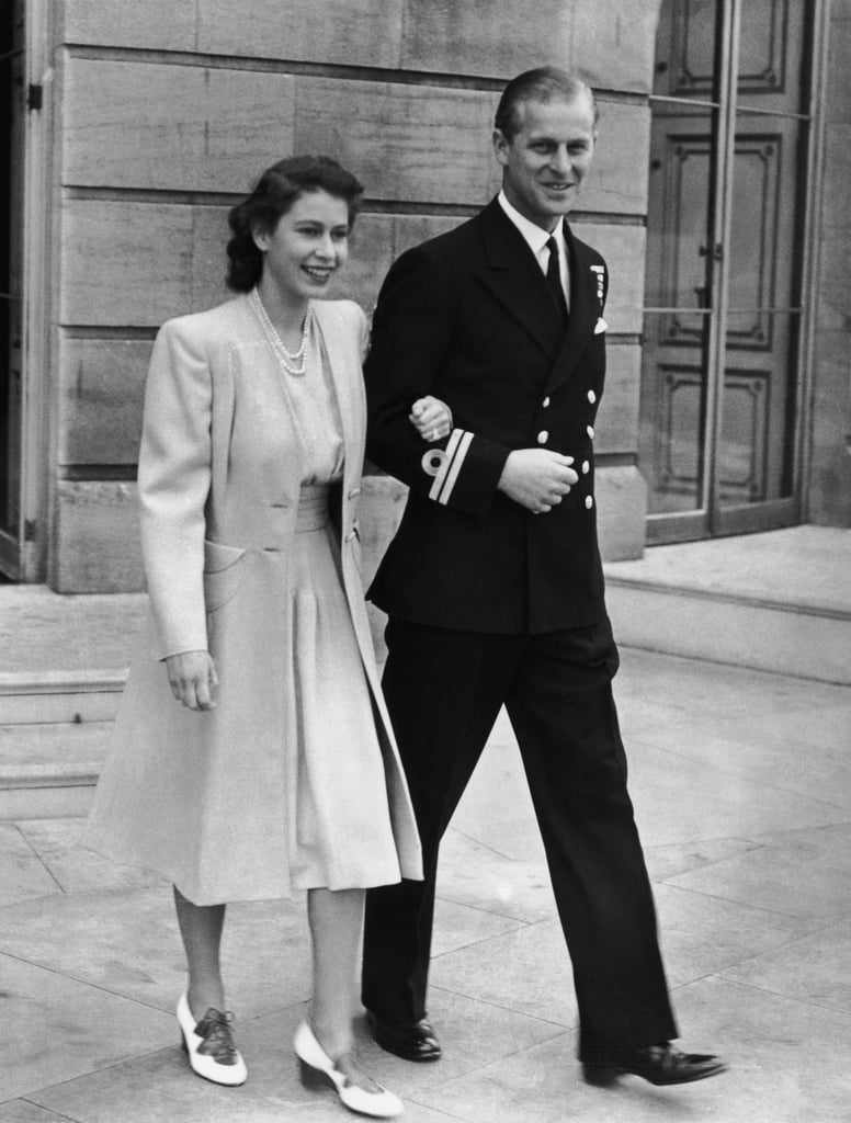 A Newly Engaged Princess Elizabeth and Philip Mountbatten (Later Prince Philip) in 1947