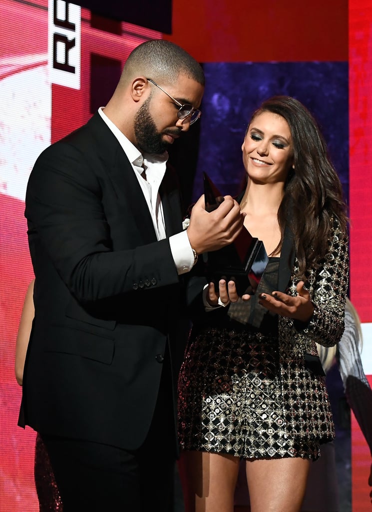 Pictured: Nina Dobrev and Drake