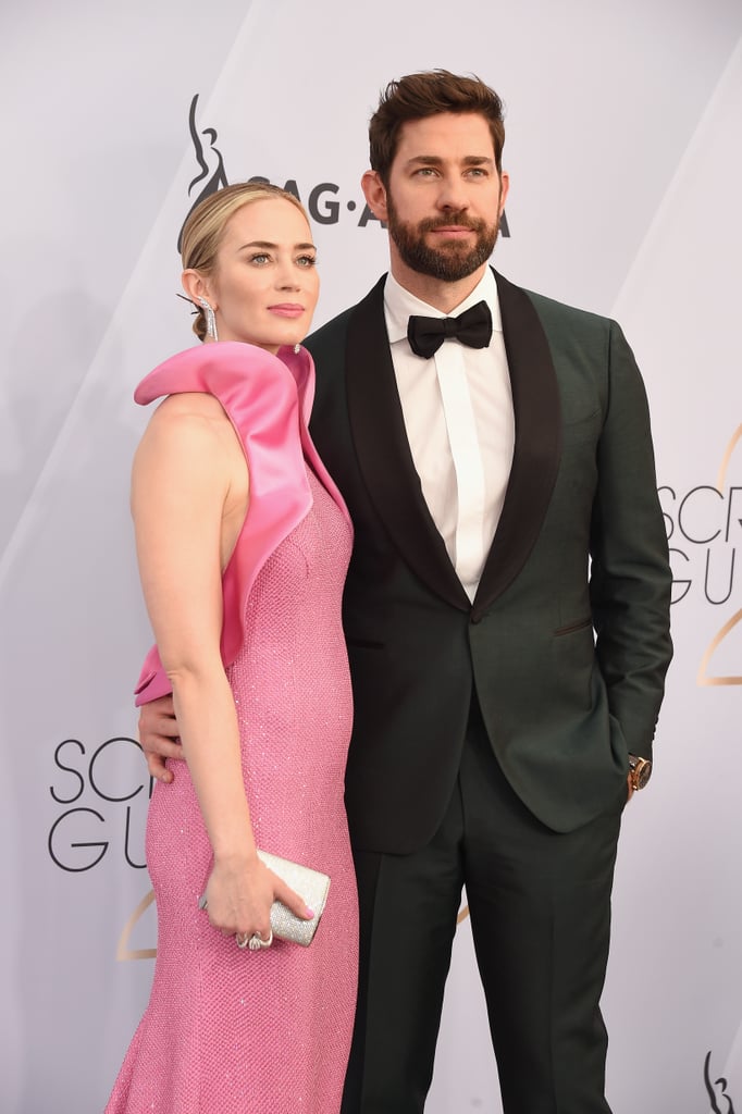 Emily Blunt and John Krasinski at the 2019 SAG Awards