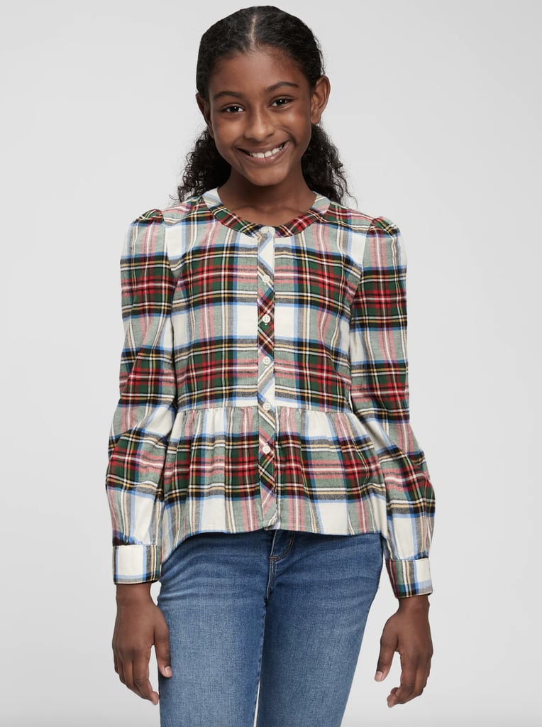 Gap Kids Plaid Top