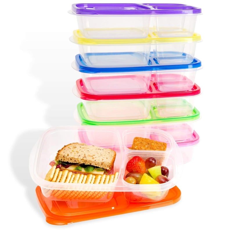 20 Pack] 32oz Meal Prep Containers, 3 Compartment To Go Containers