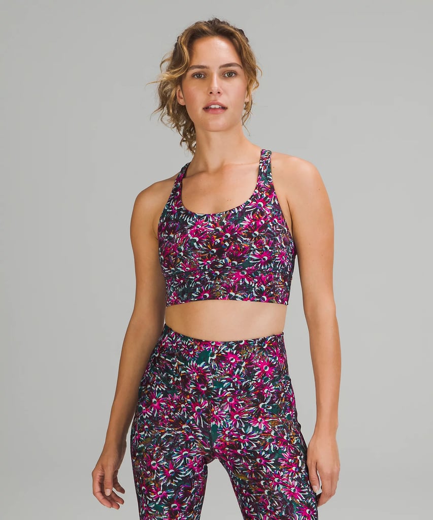 A Medium Support Bra: lululemon Energy Longline Bra