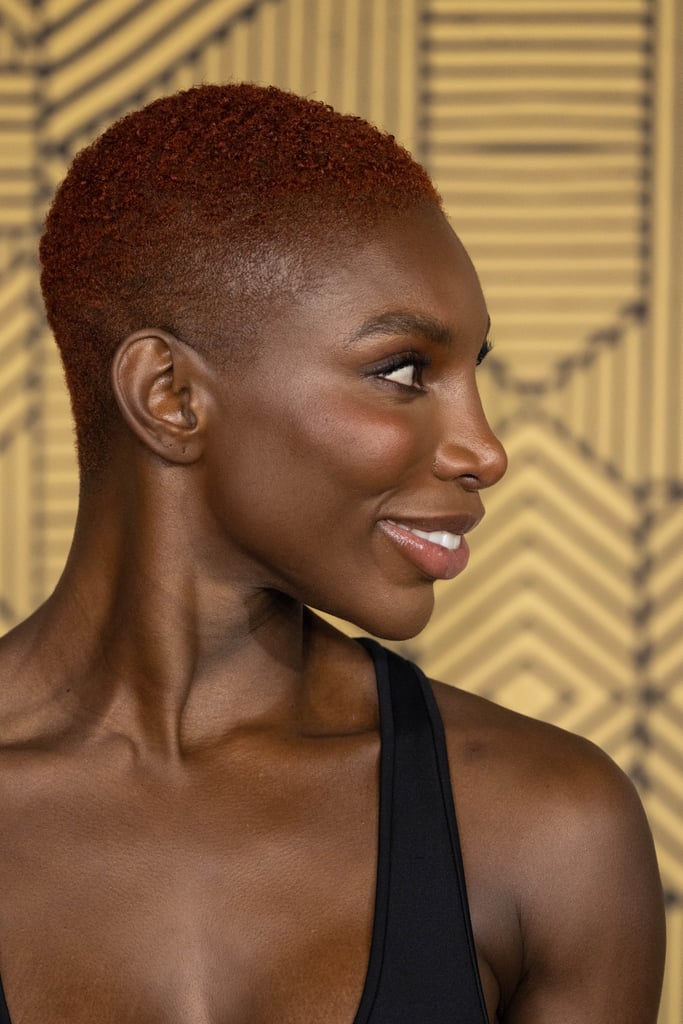 Michaela Coel at the "Black Panther: Wakanda Forever" European Premiere