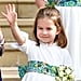 Pictures of Princess Charlotte Waving
