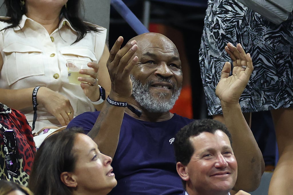 Mike Tyson on Aug. 29 at the US Open.