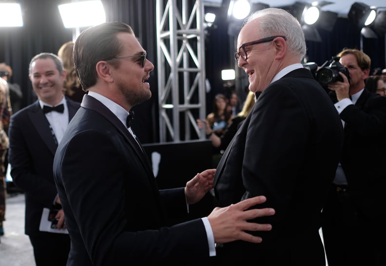 Leonardo DiCaprio and John Lithgow at the 2020 SAG Awards