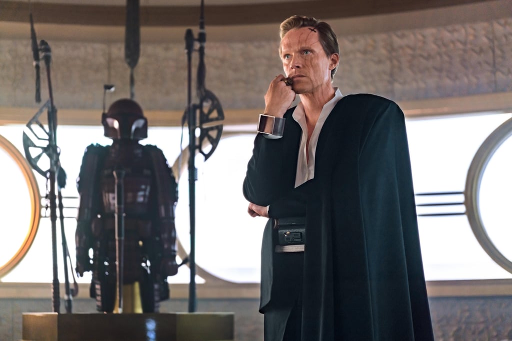 Judging from those facial scars, Paul Bettany's Dryden Vos is clearly the villain.