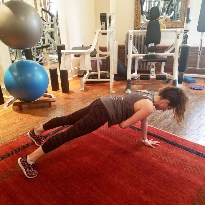 Plank With Torso Rotations to T-Stand
