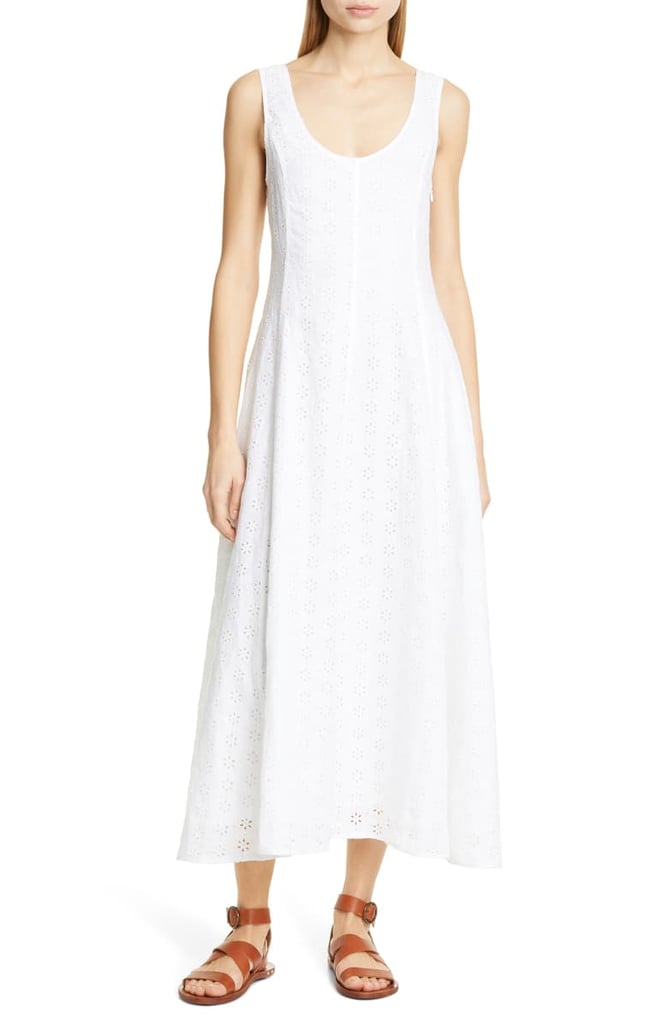 Polo Ralph Lauren Eyelet Linen Maxi Dress