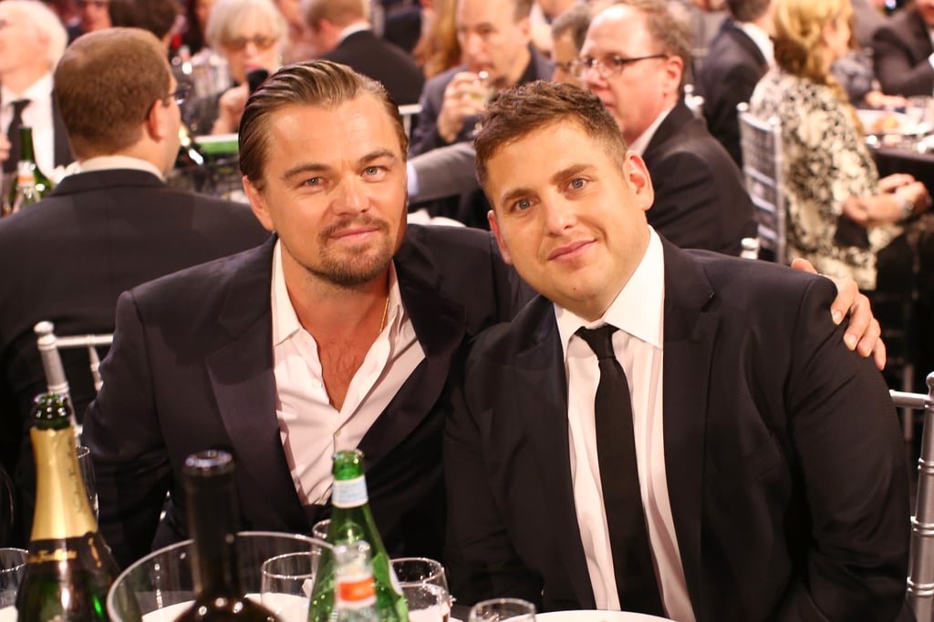 Leonardo DiCaprio and Jonah Hill posed for another cute photo.