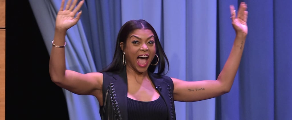 Taraji P. Henson Wearing Alexander Wang on Jimmy Fallon 2016