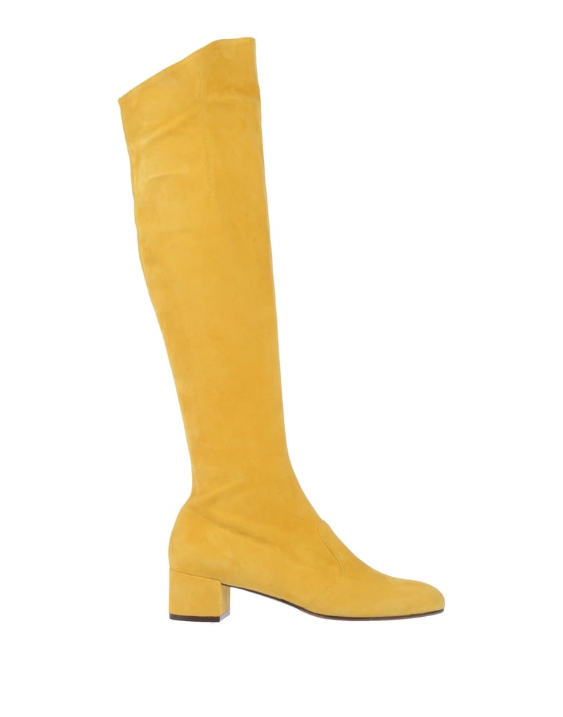mustard colour boots