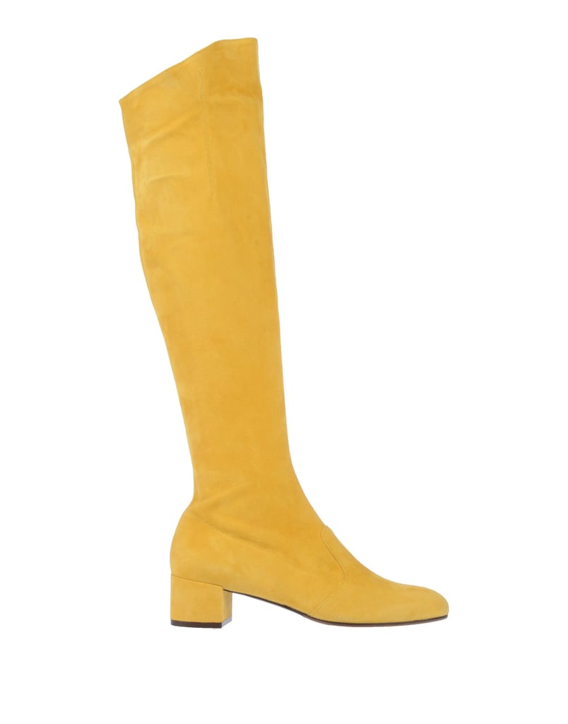 mustard color boots for womens