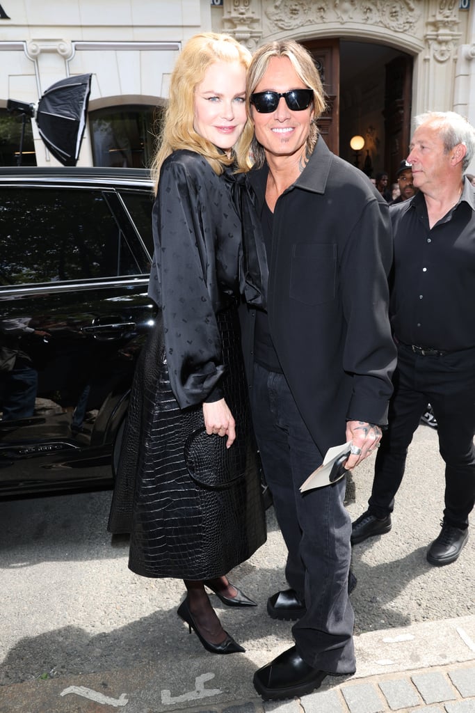 Nicole Kidman and Keith Urban at the Balenciaga Couture Autumn 2022 Show