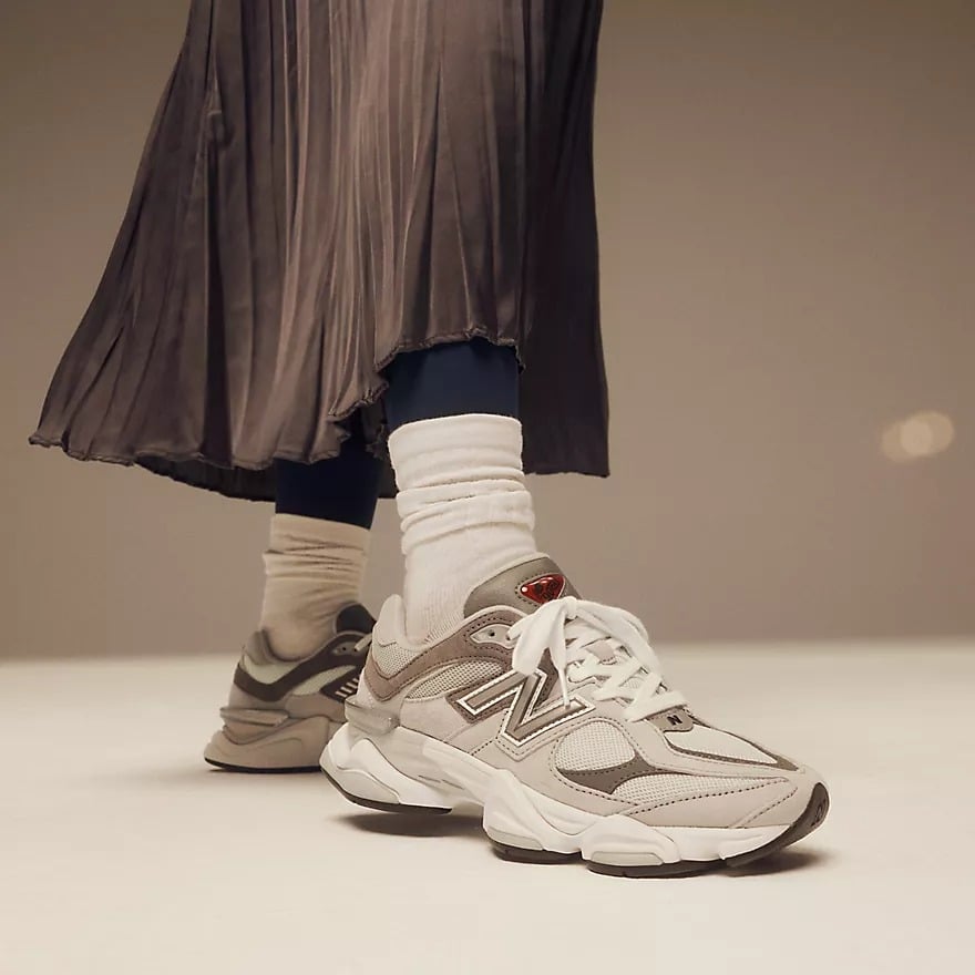 New Balance 9060 ($160)
One of the perks of being an editor is that New Balance actually gifted these to me. But ever since I saw one of my favorite content creators wearing them (Tezza Barton, I'm talking to you), I've been obsessed. They're the perfect "dad shoe," if you will. I like wearing mine at the airport, while running errands, or basically on any casual walk — as long as Boston's weather isn't completely disgusting (I prefer to keep them looking like new). I'm obsessed, and apparently everyone else is, too, based on all the compliments I receive.