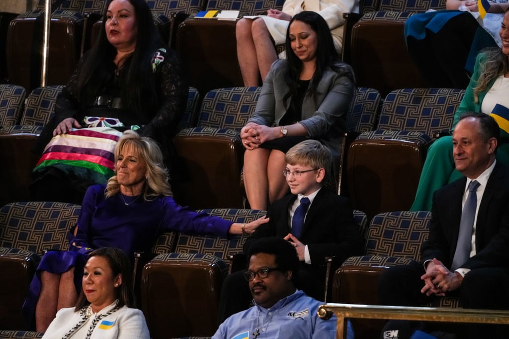 First Lady Jill Biden and 13-Year-Old Diabetes Advocate Joshua Davis