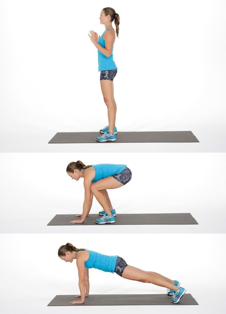 Burpees Easy Bodyweight Workout POPSUGAR Fitness Photo 4