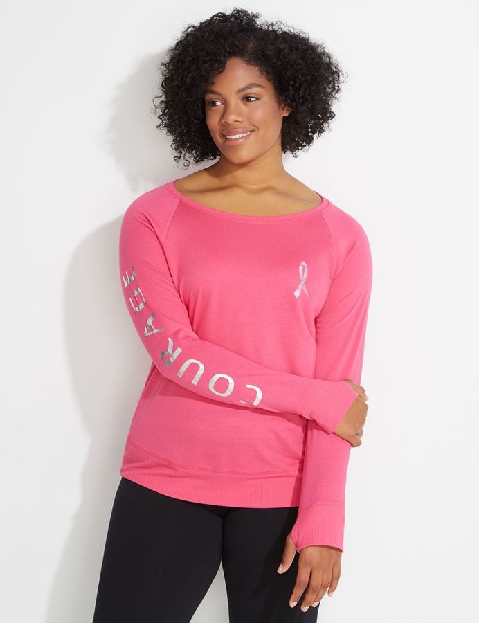 Lane Bryant Courage Breast Cancer Sweatshirt