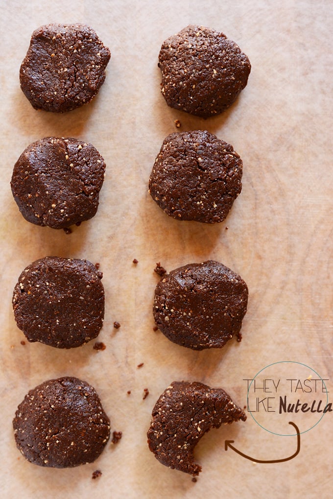 Chocolate-Hazelnut No-Bake Cookies