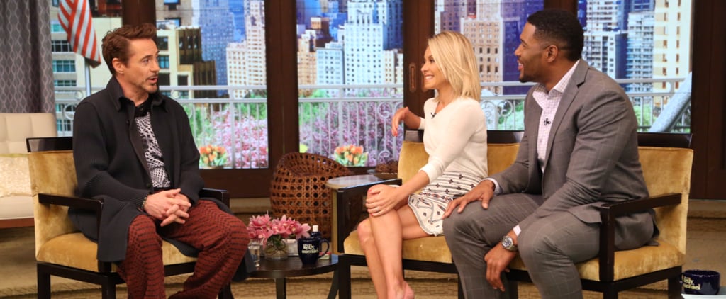 Robert Downey Jr. on Live With Kelly and Michael May 2016