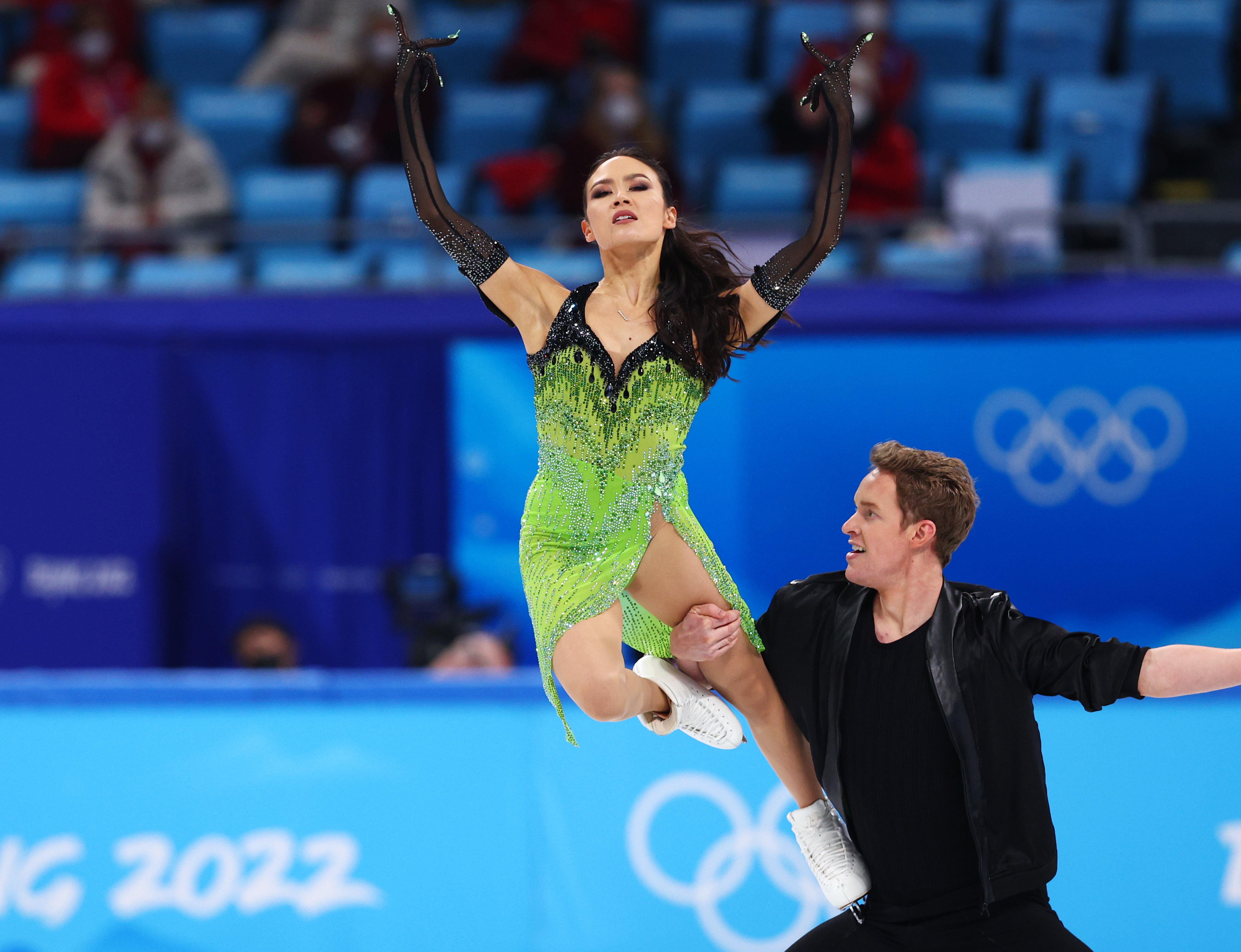 Watch Chock and Bates's 2022 RhythmDance Lift in SloMo POPSUGAR Fitness