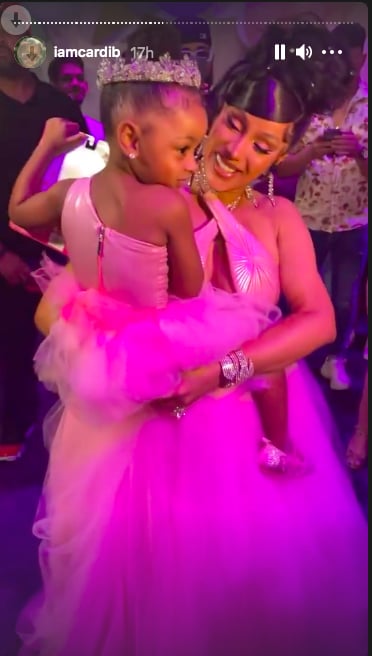 Cardi B Throws Kulture a Princess 3rd Birthday Party