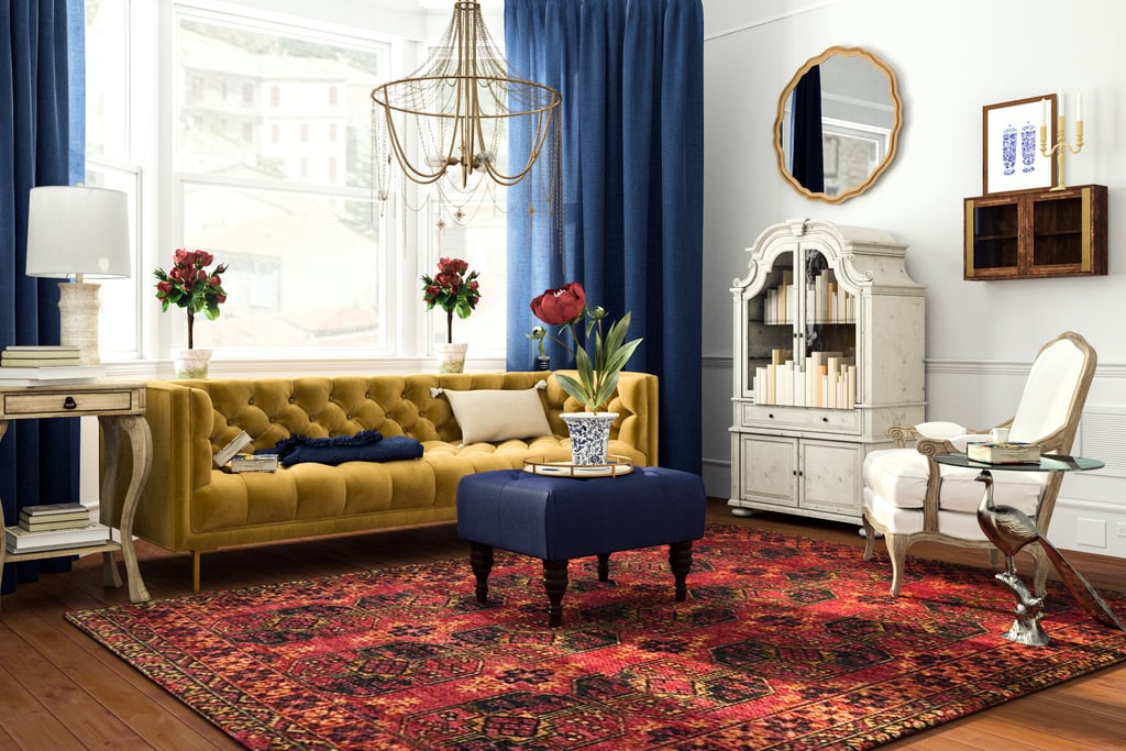 Beauty and the Beast-Inspired Traditional-Style Living Room
